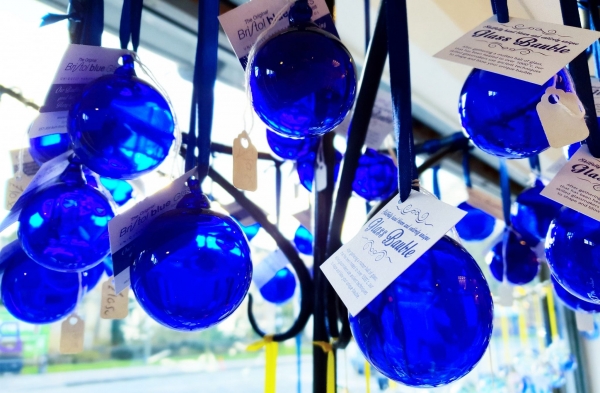 Bauble blowing at Bristol Blue Glass is back