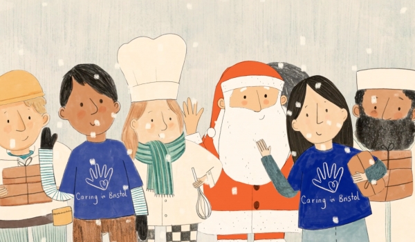 Caring in Bristol launch Caring at Christmas project with animated short film