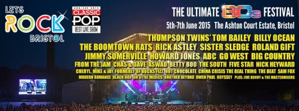 Let's Rock Bristol festival on the 5th to the 7th June