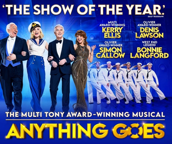 Musical sensation Anything Goes arrives in Bristol next week