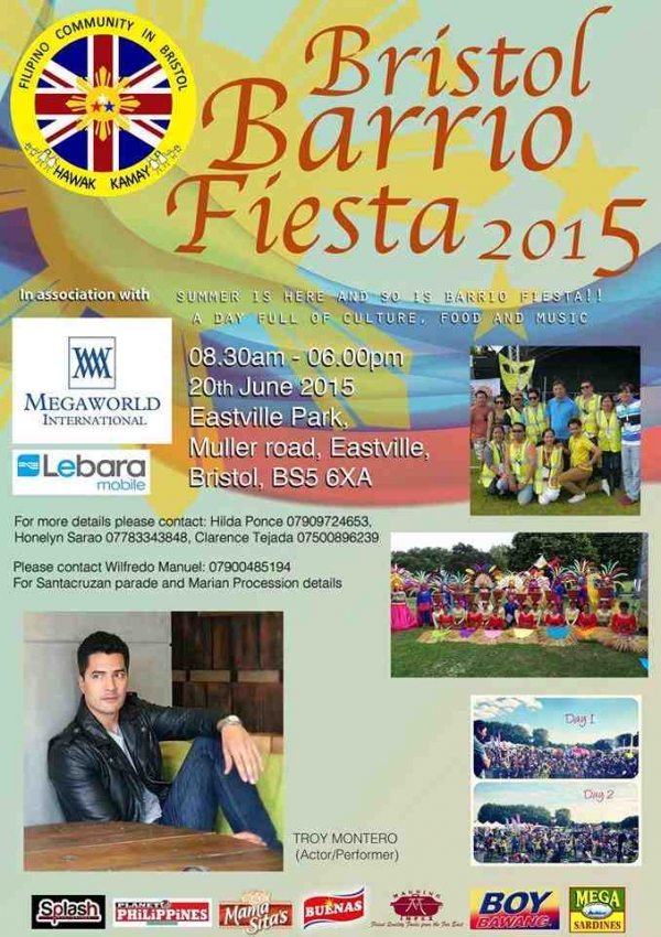 Barrio Fiesta Filipino festival in Bristol's Eastville Park on Saturday 20 June 2015