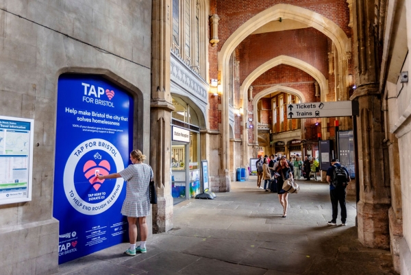 BID's 'Tap for Bristol' scheme donates another £20,000 to housing charities