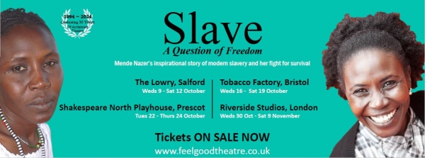 Slave: A Question of Freedom opens at Tobacco Factory Theatre tonight