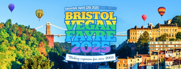 Bristol Vegan Fayre is back on Saturday 12 April 2025 at Document