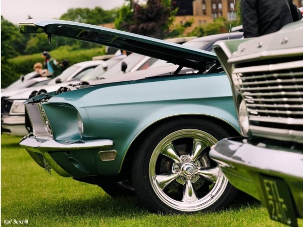 American Car Show at Keynsham Rugby Club on 24 August 2025