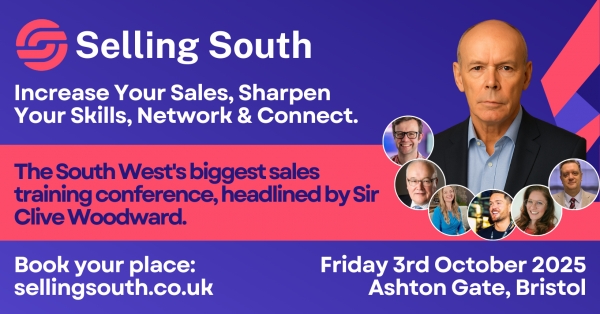Selling South sales training conference debuts in Bristol on 3 October 2025