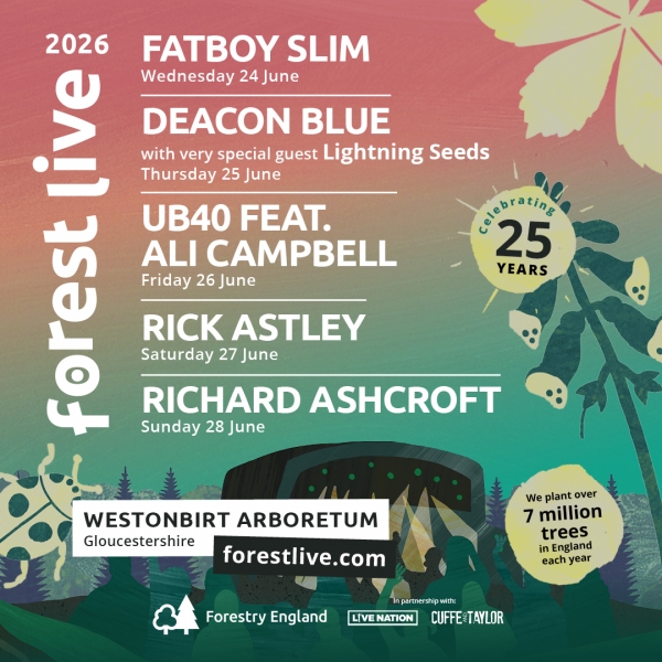 Forest Live 2026 lineup is complete - get tickets here
