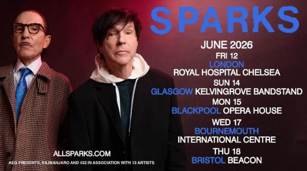 Sparks bring their tour to Bristol Beacon on 18 June 2026