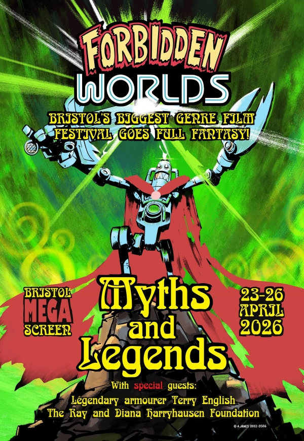 Forbidden Worlds Mega Film festival in Bristol 23-26 April 