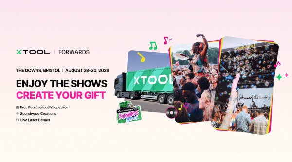 xTool Brings Free Personalised Gifts to Forwards Festival in Bristol