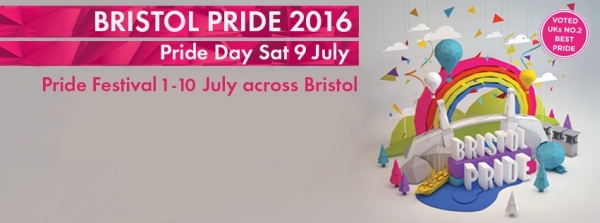Bristol Pride 2016 on Saturday 9th July