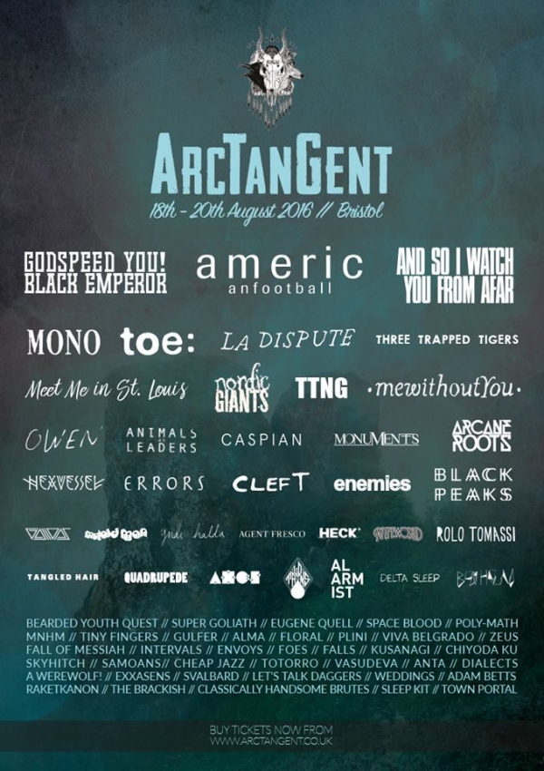 ArcTanGent Festival begins in one week!