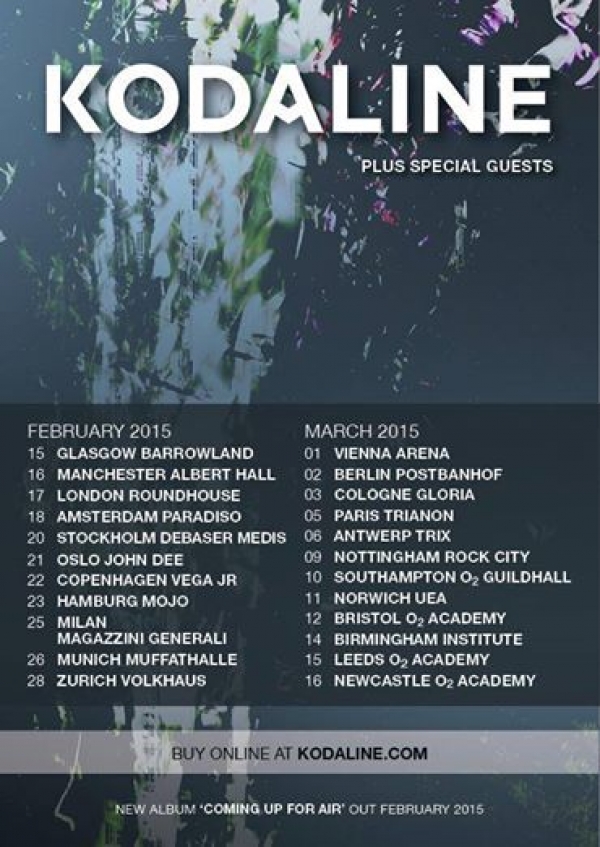 Kodaline at 02 Academy in Bristol on Thursday 12 March 2015