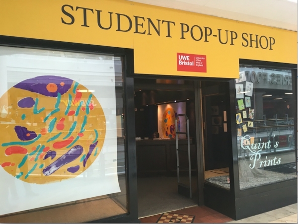 University Students take over pop up shop at The Galleries in Bristol