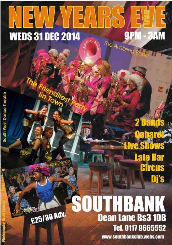 New Years Eve at The SouthBank Club in Bristol