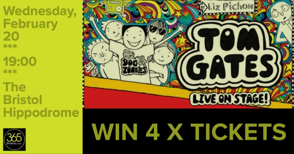 WIN a family ticket to see Tom Gates Live on Stage at The Bristol Hippodrome!