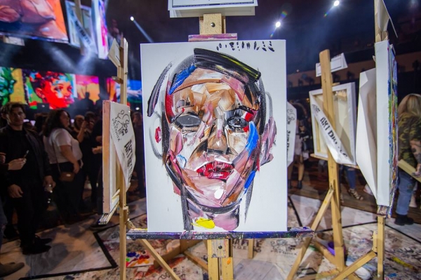Art Battle - live painting competition - at Trinity Centre on Friday 22nd March 2019