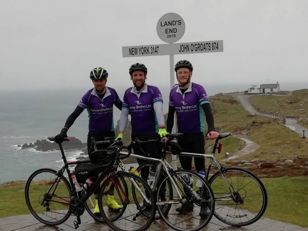 Clifton High School teachers cycle the country in support of Penny Brohn UK