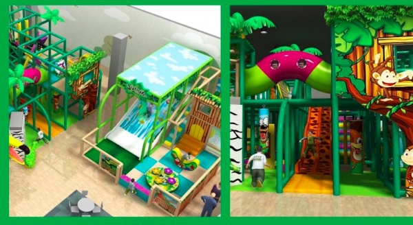 New jungle themed kids play area at The Galleries in Bristol