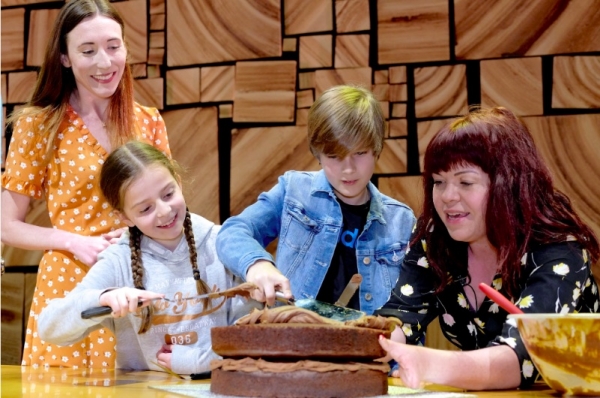 Great British Bake off contestant re-creates Bruce Bogtrotter's choc cake with a vegan twist at The Hippodrome 