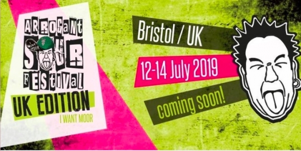 Arrogant Sour Fest UK Edition at Moor Beer from Friday 12th - Sunday 14th July 2019