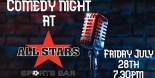 Clifton sports bar set to host “All-Star” comedy night next month
