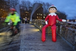 A giant version of The Elf on the Shelf Scout Elf is flying into Bristol this Christmas