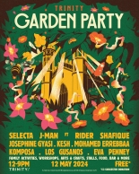 Don’t forget – Trinity’s massive, free Garden Party is on this weekend