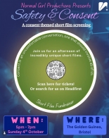 Short Film Night: Exploring Consent at The Golden Guinea on 4 October 2026